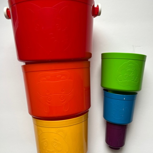 Vintage Tuppertoys Tote ‘Ems Pails - Picture 2 of 3